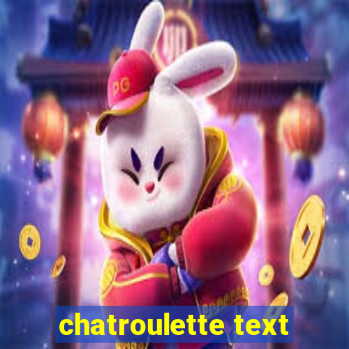 chatroulette text